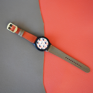 갤럭시워치5 프로 4 클래식 프랑스산 천연가죽 32색 커스텀 시계줄 교체